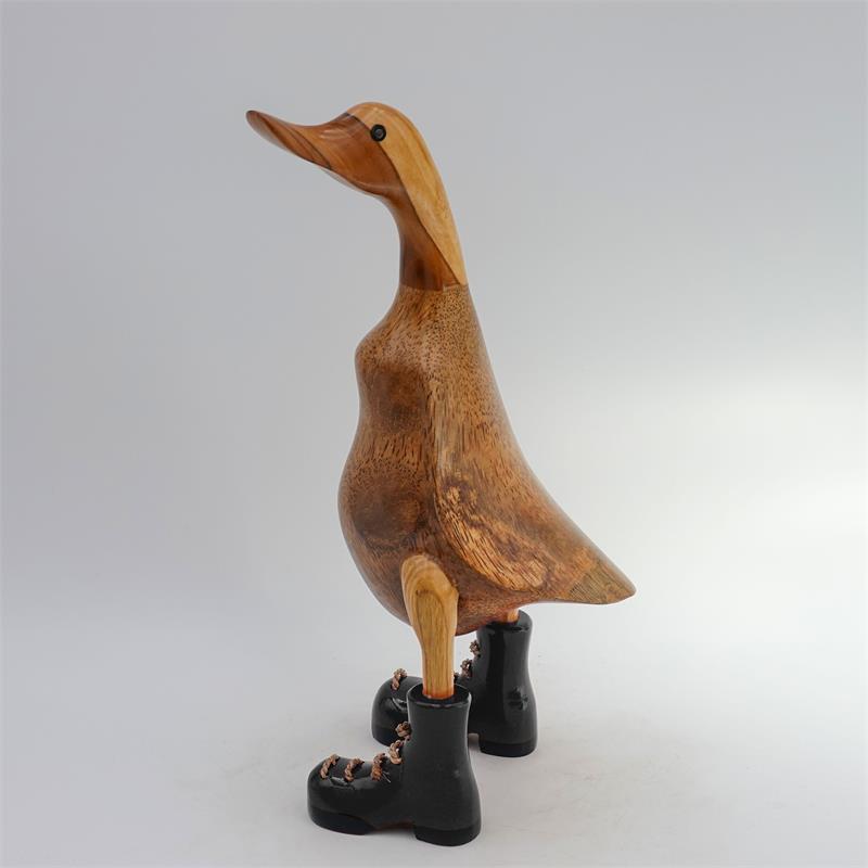 Canard »Chiara« - dressé marron moyen avec des chaussures noires