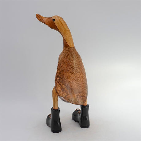 Canard »Chiara« - dressé marron moyen avec des chaussures noires