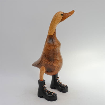 Canard »Chiara« - dressé marron moyen avec des chaussures noires