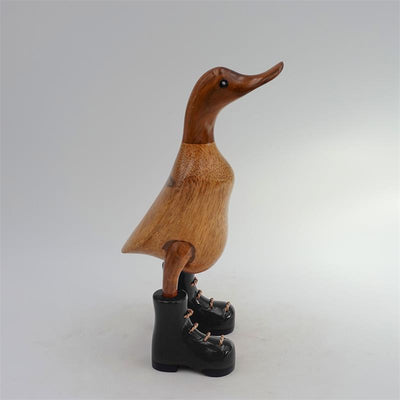 Canard »Celina« - petit canard dressé brun avec des chaussures noires