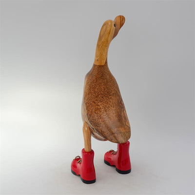 Canard »Claudia« - chaussures rouges dressées marron moyen