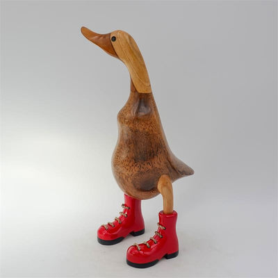 Canard »Claudia« - chaussures rouges dressées marron moyen