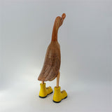 Duck »Jenny« large brown upright yellow shoes