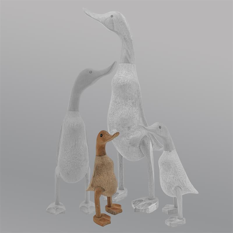 Canard »Ammelia« - petit canard beige-brun dressé sans chaussures