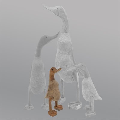 Canard »Ammelia« - petit canard beige-brun dressé sans chaussures
