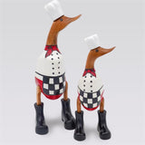 Canard cuisinier petit »Cornelia« brun dressé