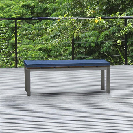 Coussin de banc pour banc sans dossier 130x45 cm Nagata
