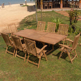 Ensemble Florida 240 composé d'une table extensible Florida 240/180 x 105 et de chaises à dossier haut Florida