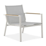 Gazelig Sessel 1 Sitzer  70 x 81,5 x 77 cm Aluminium und Batyline