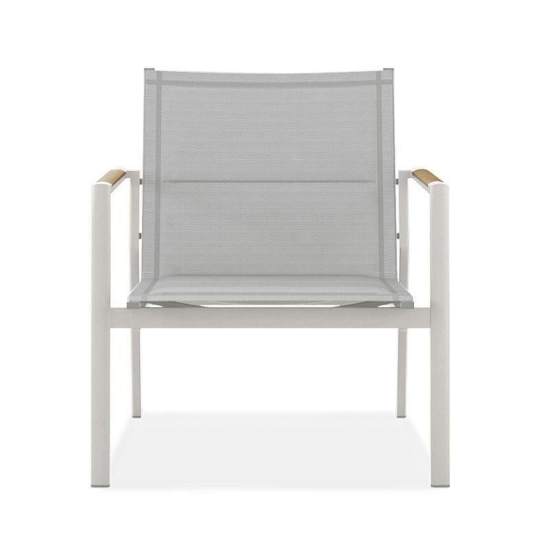 Gazelig Sessel 1 Sitzer  70 x 81,5 x 77 cm Aluminium und Batyline