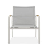 Gazelig Sessel 1 Sitzer  70 x 81,5 x 77 cm Aluminium und Batyline