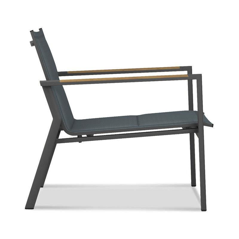 Gazelig Sessel 1 Sitzer  70 x 81,5 x 77 cm Aluminium und Batyline