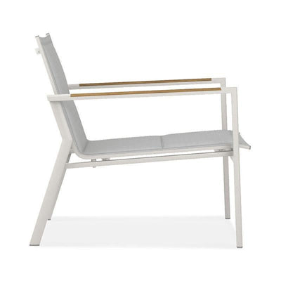 Gazelig Sessel 1 Sitzer  70 x 81,5 x 77 cm Aluminium und Batyline