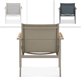 Gazelig Sessel 1 Sitzer  70 x 81,5 x 77 cm Aluminium und Batyline