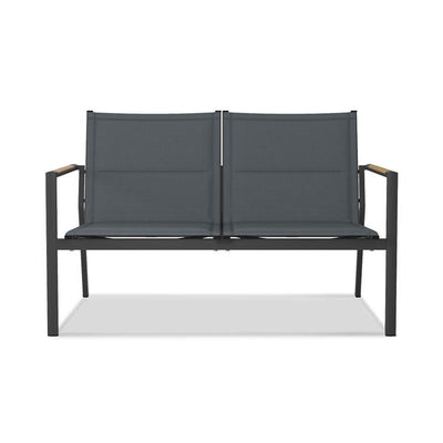 Gazelig Sofa 2 Sitzer  124,7 x 74,5 x 75 cm Aluminium und Batyline