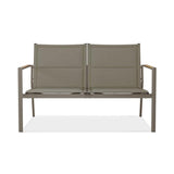 Gazelig Sofa 2 Sitzer  124,7 x 74,5 x 75 cm Aluminium und Batyline