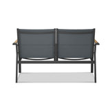 Gazelig Sofa 2 Sitzer  124,7 x 74,5 x 75 cm Aluminium und Batyline
