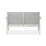 Gazelig Sofa 2 Sitzer  124,7 x 74,5 x 75 cm Aluminium und Batyline