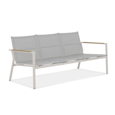 Gazelig Sofa 3 Sitzer  180,2 x 74,5 x 75 cm Aluminium und Batyline