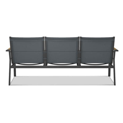 Gazelig Sofa 3 Sitzer  180,2 x 74,5 x 75 cm Aluminium und Batyline