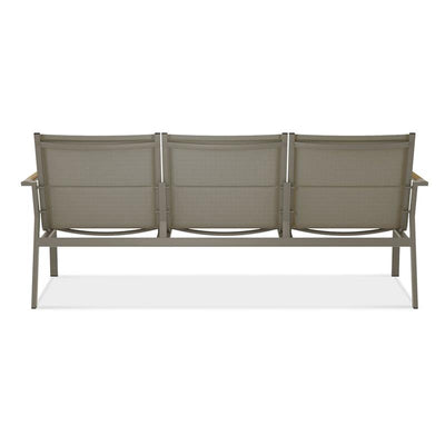 Gazelig Sofa 3 Sitzer  180,2 x 74,5 x 75 cm Aluminium und Batyline