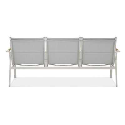 Gazelig Sofa 3 Sitzer  180,2 x 74,5 x 75 cm Aluminium und Batyline