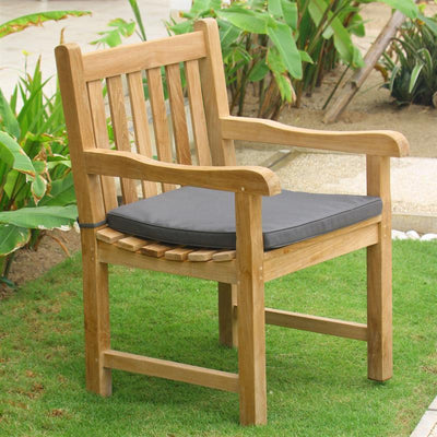Armchair seat cushion 58x50cm with SunProof cutout - for the Florida and Royal garden chairs