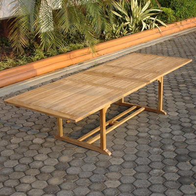 Ensemble Florida 300 composé d'une table extensible double Florida 300/250/200x110 et de chaises à dossier haut Florida