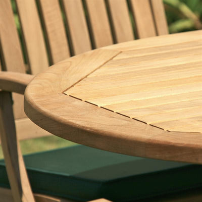 Denver Doppelausziehtisch 300/260/220x110x75cm - Zertifiziertes Teakholz GRADE A + Messingbeschläge