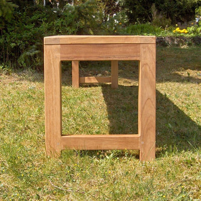 Banc de jardin Hampton sans dossier 150 cm - Teck certifié GRADE A