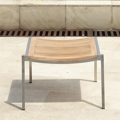 Fauteuil lounge repose-pieds Tessin 59 x 54 x 37 cm