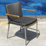 Coussin de dossier Tessin pour chaise empilable avec/sans accoudoirs 46x35x4cm SunProof