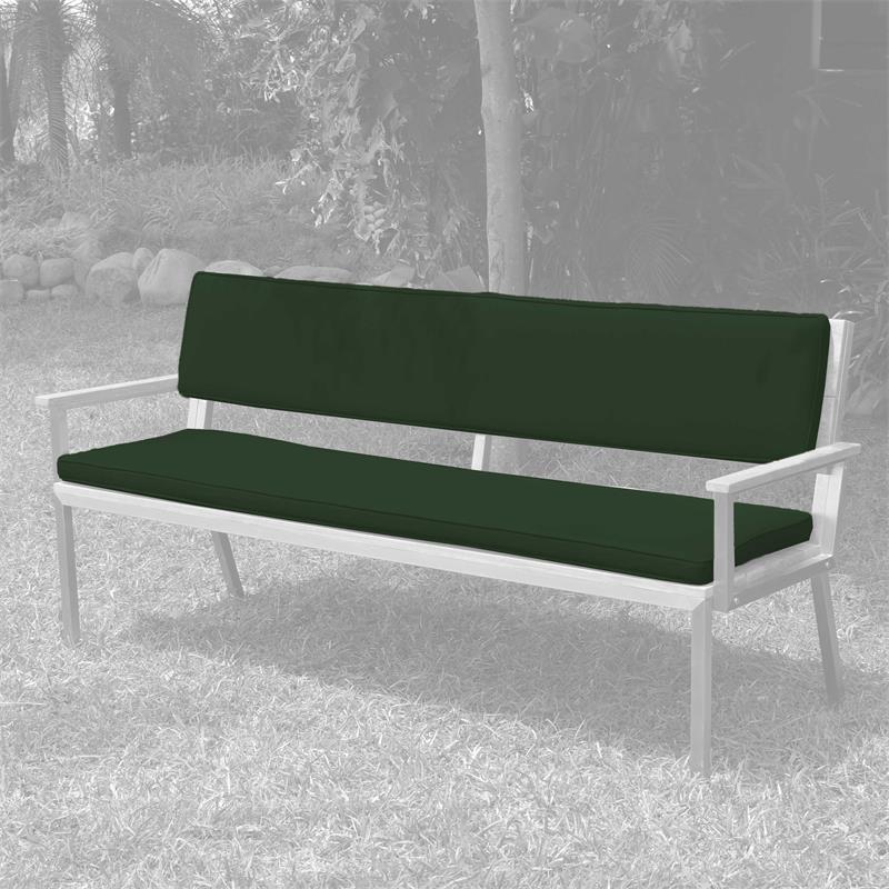Ensemble de rembourrage pour banc Makan 182 Prestige 2 pièces. Coussin d'assise et coussin de dossier SunProof