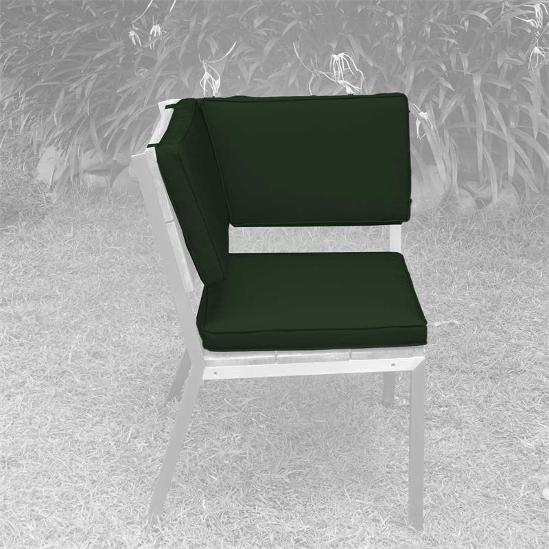 Makan Prestige corner bench upholstery set, 3 pieces. SunProof seat cushion + 2 back cushions