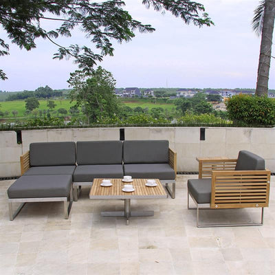 Module de chaise longue Ticino 82 x 83 x 67 cm