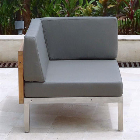 Ensemble de meubles d'angle modulaire Tessin 78 x 78 x 12 cm, épaisseur 12 cm, SunProof 3 pièces