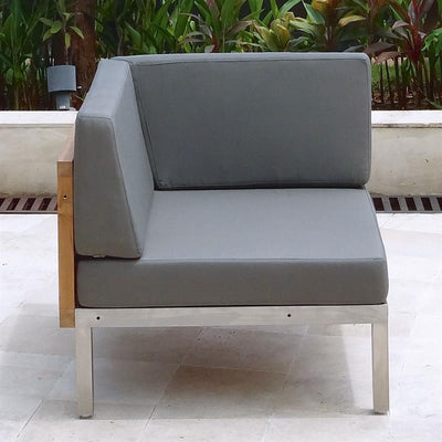 Ensemble de meubles d'angle modulaire Tessin 78 x 78 x 12 cm, épaisseur 12 cm, SunProof 3 pièces
