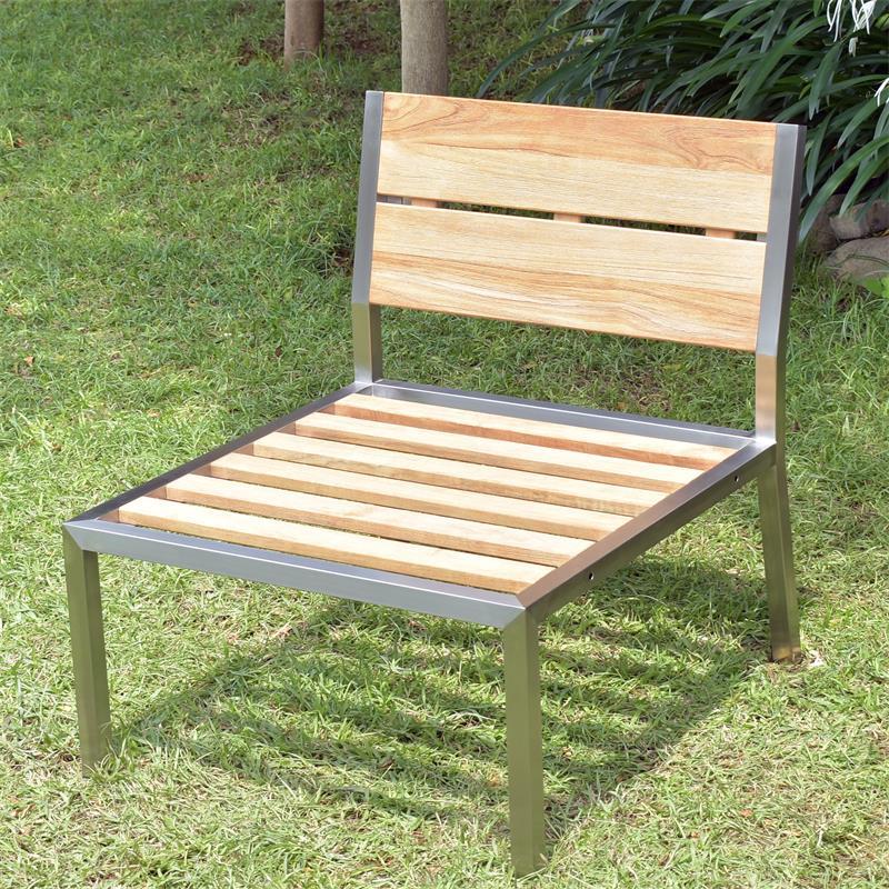 Makan Dining Lounge Set bestehend aus: 1 x Planka Dining Lounge Tisch 120 x 80 cm, 3 x Makan Lounge Eckmodul, 2 x Makan Lounge Mittelmodul inkl. Sitzpolster und Rückenkissen in Sunproof
