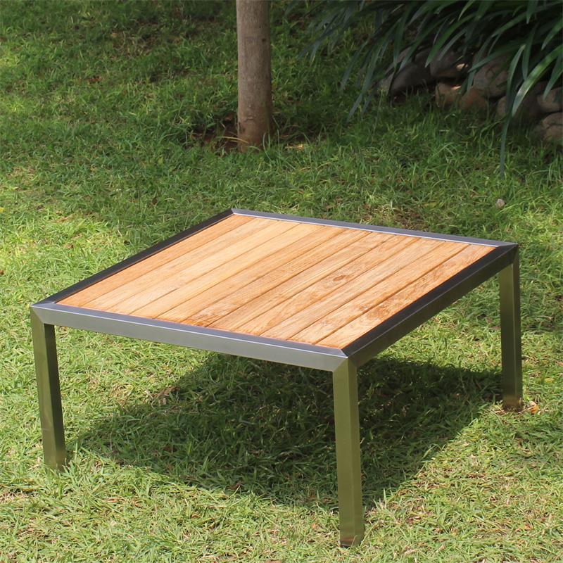 Table basse/ottomane Makan pour salle à manger et salon 65 x 65 x 34 cm
