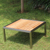 Table basse/ottomane Makan pour salle à manger et salon 65 x 65 x 34 cm
