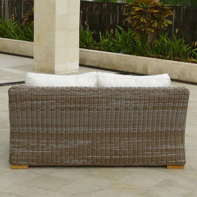 Monaco Loungeset bestehend aus 1 x Monaco Sessel und 1 x 2-Sitzer Monaco Sofa mit Sunproof Polstern