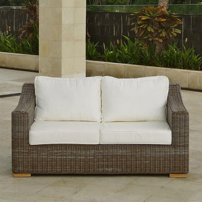 Monaco Loungeset bestehend aus 1 x Monaco Sessel und 1 x 2-Sitzer Monaco Sofa mit Sunproof Polstern