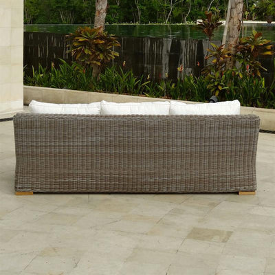 Monaco 3-seater sofa in Kubu fiber
