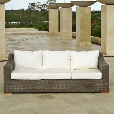 Monaco 3-seater sofa in Kubu fiber
