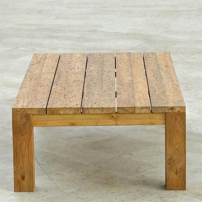 Table basse Vineyard 140 x 80 x 40 cm en teck recyclé