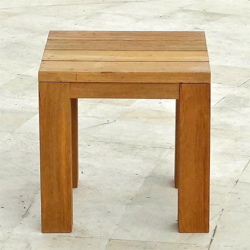 Vineyard side table 50 x 50 x 50cm Recycle Teak