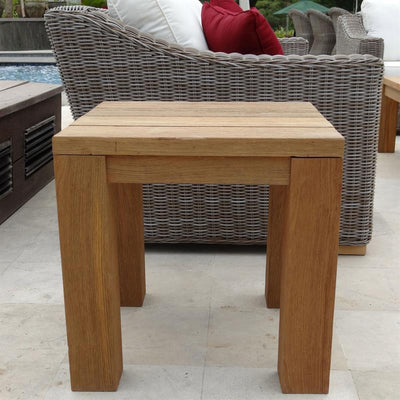 Vineyard side table 50 x 50 x 50cm Recycle Teak