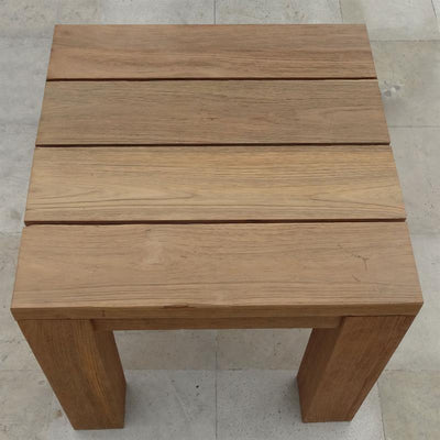 Vineyard side table 50 x 50 x 50cm Recycle Teak