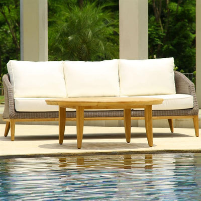 Ensemble de coussins pour canapé Grace 3 places, coussins d'assise et de dossier Sunproof 6 pièces