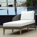 Lit de repos rembourré Grace droit 2 pièces Sunproof Standard